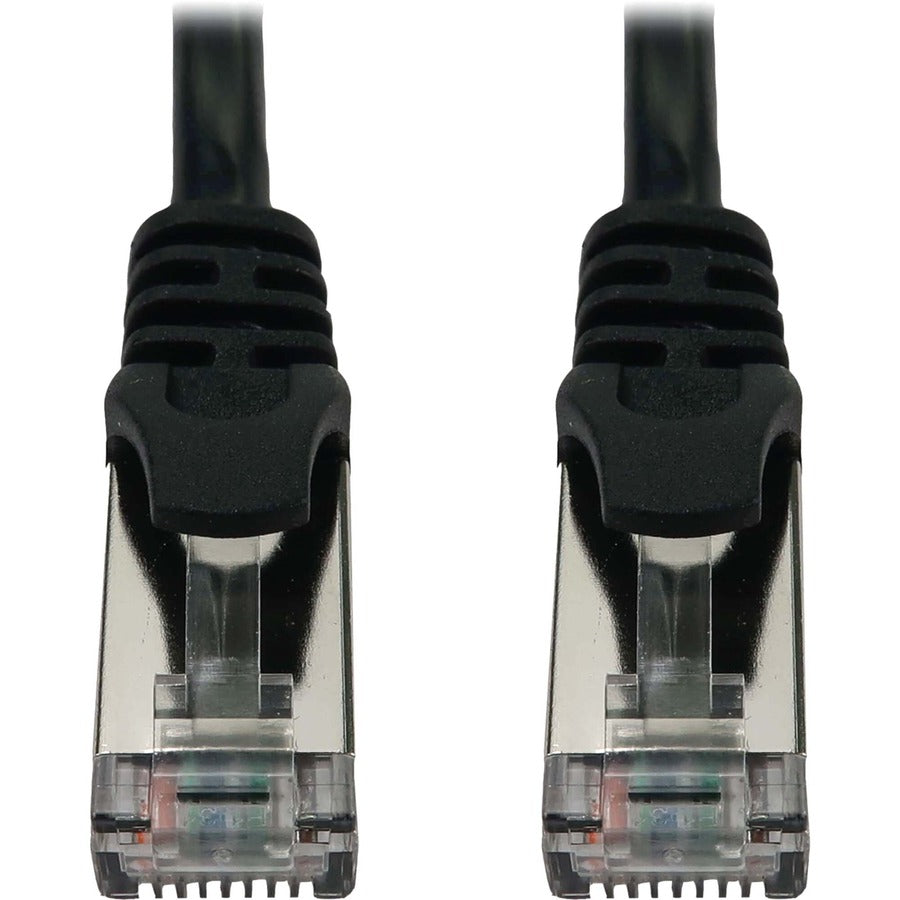 Tripp Lite N262-S25-BK Cat6a STP Patch Network Cable - 25 ft Category 6a Network Cable for Network Device, Server, Switch, Router, Hub, Printer, Computer, Photocopier, Modem, PoE Device, Patch Panel, - N262-S25-BK