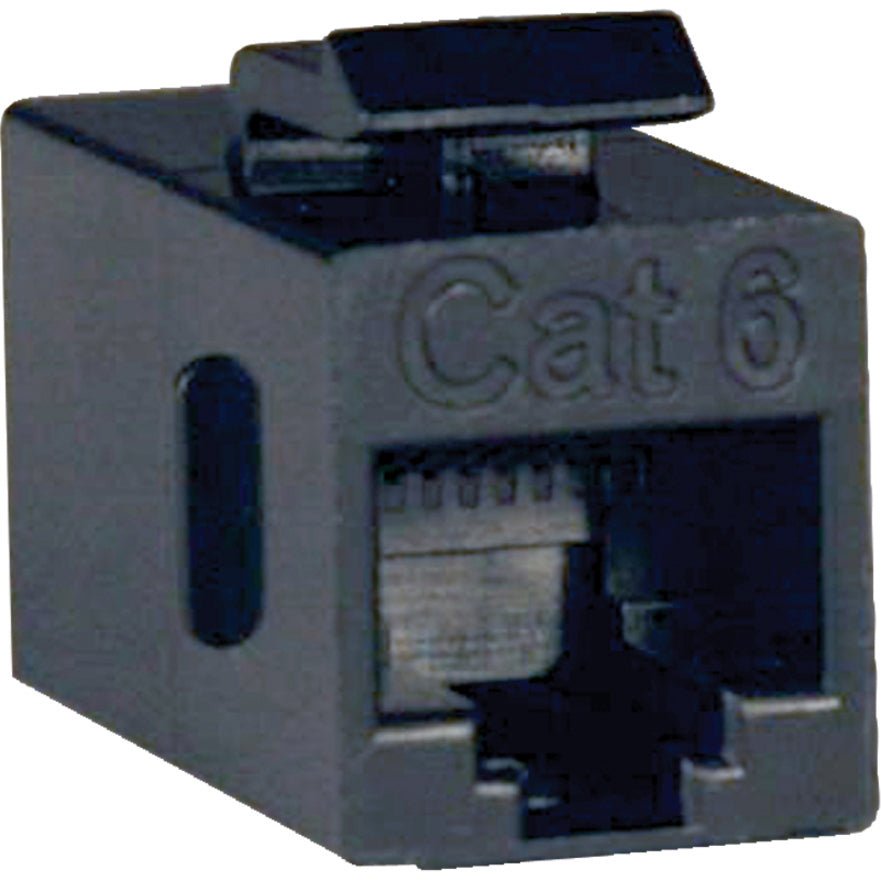 Tripp Lite Cat6 Straight Through Modular In-line Snap-in Coupler RJ45 TAA - (RJ45 F/F) - N235-001