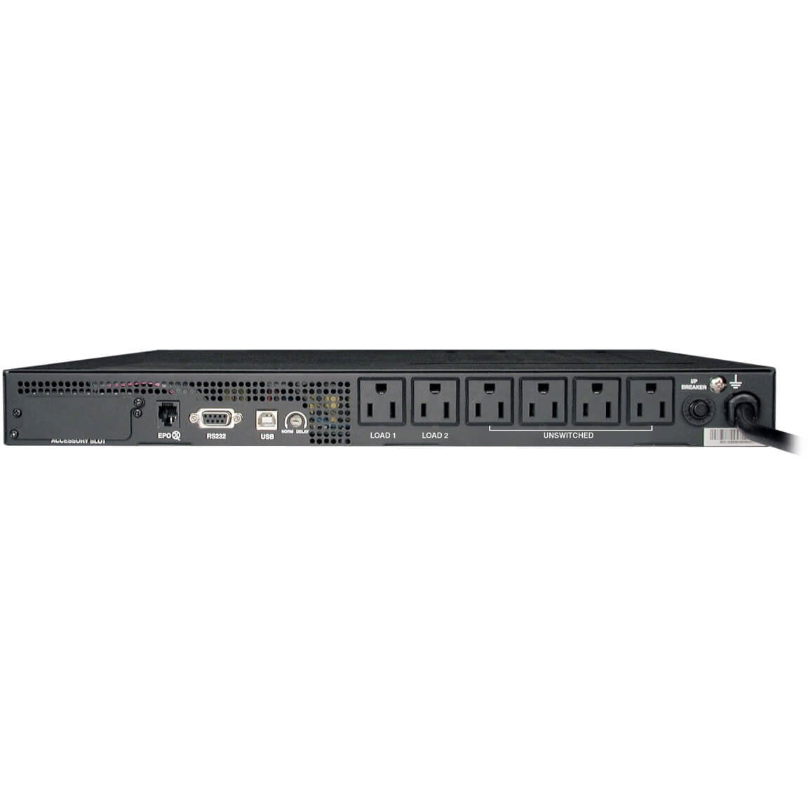 Tripp Lite UPS Smart 750VA 600W Rackmount AVR 120V Pure Sign Wave USB DB9 SNMP 1URM - 750VA/600W - 4.9 Minute Full Load - 6 x NEMA 5-15R - SMART750RM1U