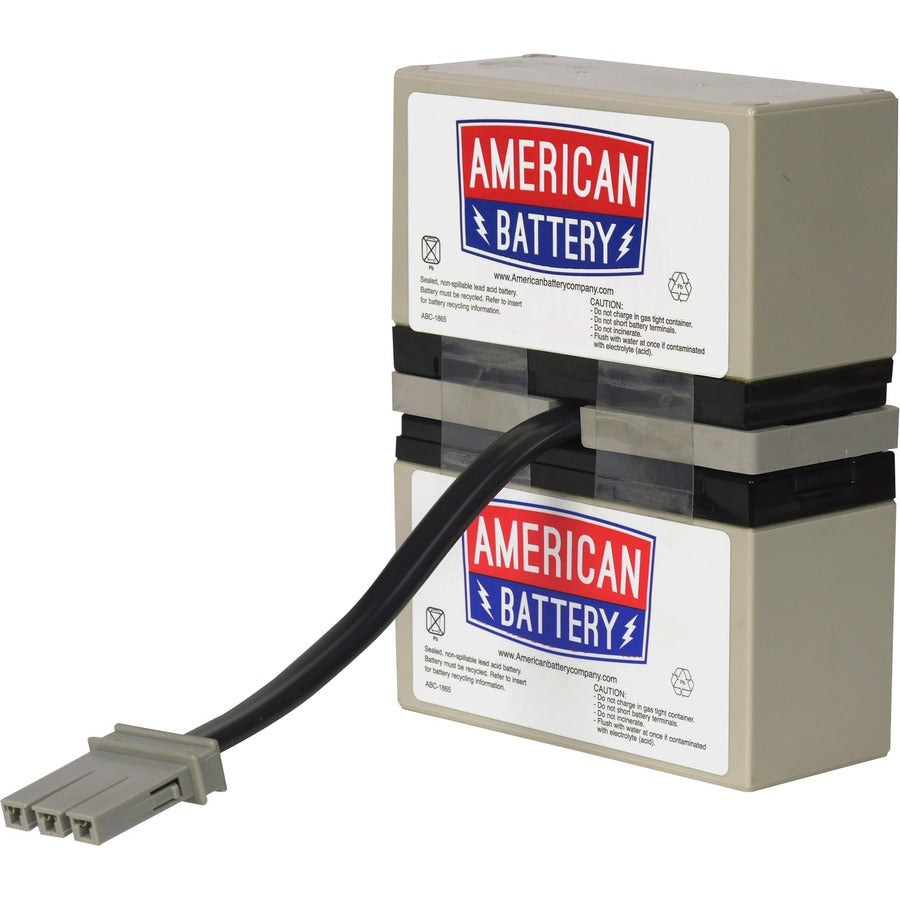 ABC Replacement Battery Cartridge #33 - Lead Acid - Leak Proof/Maintenance-free - 3 Year Minimum Battery Life - 5 Year Maximum Battery Life - RBC33