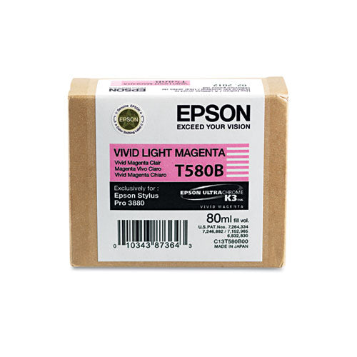 EPSON UltraChrome K3 Ink, Vivid Light Magenta - T580B00
