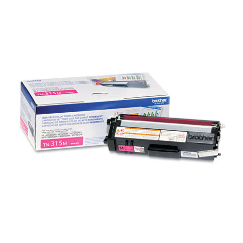 BROTHER  High-Yield Toner, 3,500 Page-Yield, Magenta - TN315M