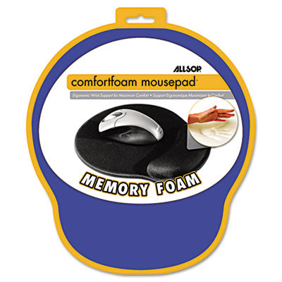 MousePad Pro Memory Foam Mouse Pad with Wrist Rest, 9 x 10, Blue - 30206