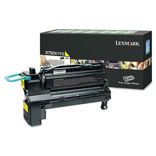 LEXMARK Return Program Extra High-Yield Toner, 20,000 Page-Yield, Yellow - X792X1YG LEXMARK