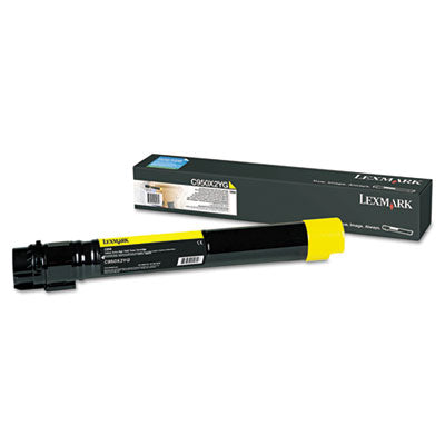 C950X2YG Extra High-Yield Toner, 22,000 Page-Yield, Yellow - C950X2YG