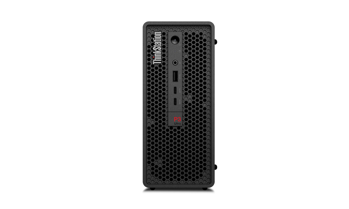 Lenovo ThinkStation P3 Ultra SFF Gen 2 Intel Core Ultra 9 285 32 GB DDR5-SDRAM 1 TB SSD NVIDIA RTX A1000 Windows 11 Pro Mini Tower Workstation Black - 30J50033US