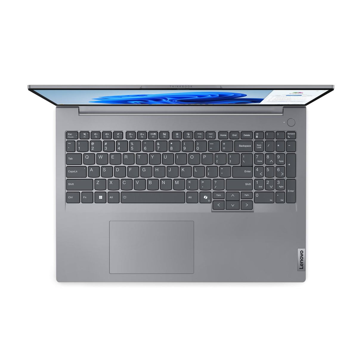 Lenovo ThinkBook 16 G7 ARP AMD Ryzen™ 5 7535HS Laptop 40.6 cm (16") WUXGA 16 GB DDR5-SDRAM 512 GB SSD Wi-Fi 6 (802.11ax) Windows 11 Pro US English Grey - 21MW0037US LENOVO
