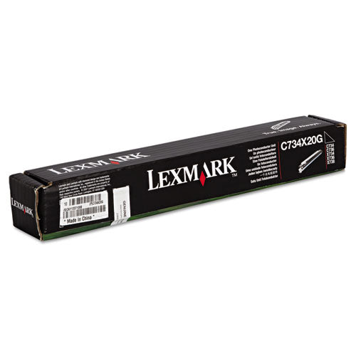 LEXMARK Photoconductor Kit, 20,000 Page-Yield, Black - C734X20G