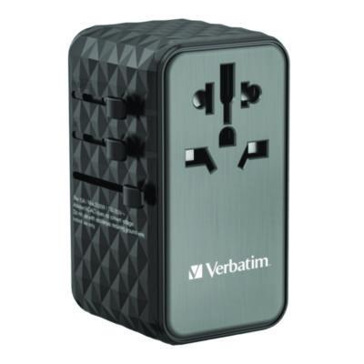 UTA-06 Gan III Universal Travel Adapter, (2) USB-A/(2) USB-C/Quick Charge 4+ - 32121