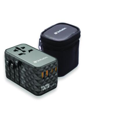 UTA-06 Gan III Universal Travel Adapter, (2) USB-A/(2) USB-C/Quick Charge 4+ - 32121