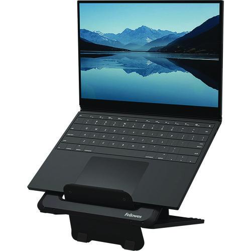 FELLOWES Breyta Laptop Stand, 9.25" x 10.55" x 0.55" to 8", Black, Supports Up to 8.8 lbs. - 100098500