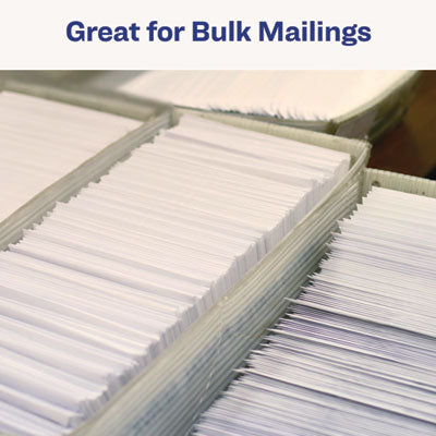 Dot Matrix Printer Mailing Labels, Pin-Fed Printers, 0.94 x 3.5, White, 5,000/Box - 04013 C2G