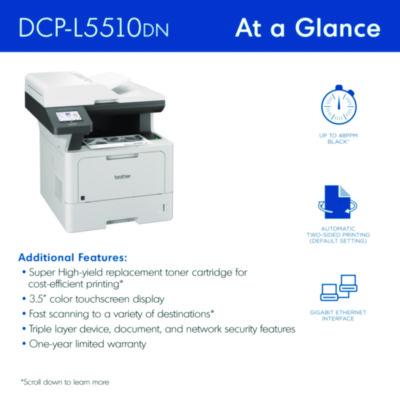 DCP-L5510DN Business Laser AIO Printer, Copy, Print, Scan - DCPL5510DN