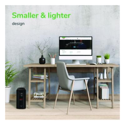 Back-UPS Pro Compact Tower LCD Battery Backup and Surge Protector with USB, 1,000 VA, 8 Outlets, 1,103 J - BX1000M