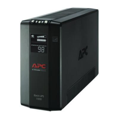 Back-UPS Pro Compact Tower LCD Battery Backup and Surge Protector with USB, 1,000 VA, 8 Outlets, 1,103 J - BX1000M