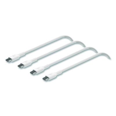 BOOST CHARGE USB-C to USB-C Cable, 3.3 ft, White, 2/Pack - CAB003BT1MWH2PK BELKIN