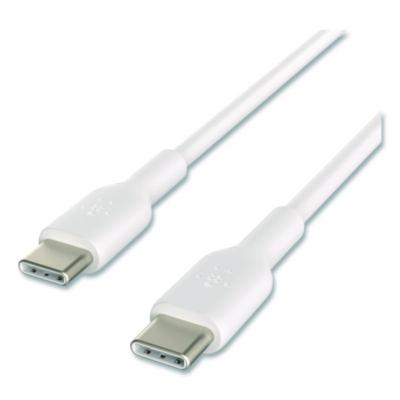 BOOST CHARGE USB-C to USB-C Cable, 3.3 ft, White, 2/Pack - CAB003BT1MWH2PK BELKIN