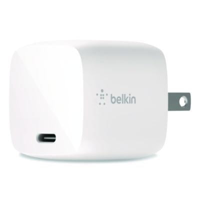 BOOST CHARGE USB-C PD 3.0 PPS Wall Charger + USB-C to Lightning Cable, White - WCA005DQ1MWH-B5 BELKIN