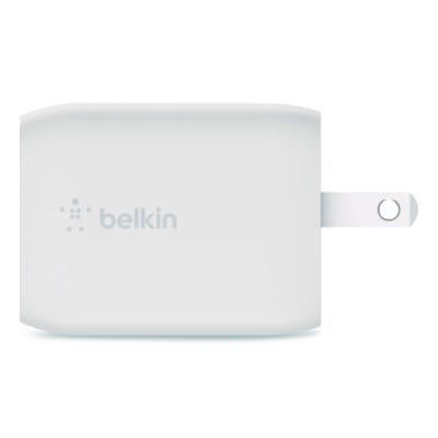 BOOST CHARGE Pro Dual USB-C GaN Wall Charger with PPS, White - WCH013DQWH BELKIN