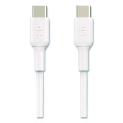 BOOST CHARGE USB-C to USB-C Cable, 3.3 ft, White, 2/Pack - CAB003BT1MWH2PK BELKIN
