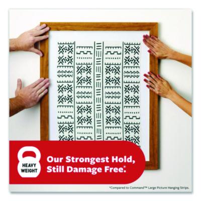 Damage-Free Hanging Picture Hanging Strip Pairs, Holds up to 5 lb, 8/Pack - 17217-8ES