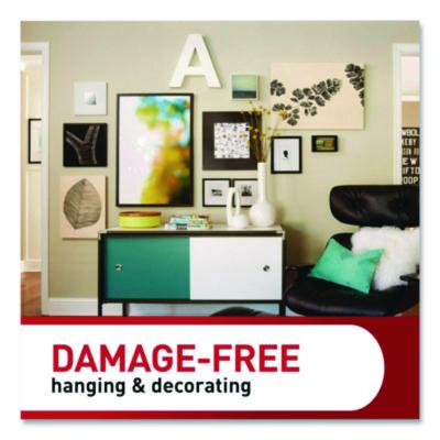Damage-Free Hanging Picture Hanging Strip Pairs, Holds up to 5 lb, 8/Pack - 17217-8ES
