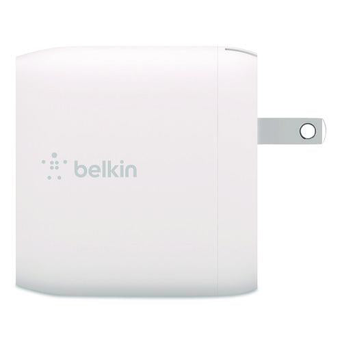 BELKIN BOOST CHARGE Dual USB-A Wall Charger, White - WCB002DQWH