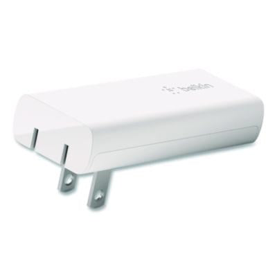 BOOST CHARGE Dual Wall Charger with PPS + USB-C Cable with Lightning Connector, White - WCB007DQ1MWH-B5 BELKIN