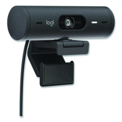 Brio 505 Plug and Play Webcam, 1920 pixels x 1080 pixels, 4 Mpixels, Graphite - 960-001522