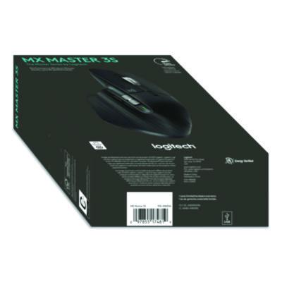 MX Master 3S for Business Wireless Mouse, 33 ft Wireless Range, Right, Black - 910-006581