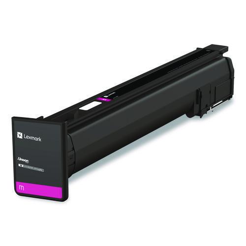 LEXMARK Extra High-Yield Toner, 46,900 Page-Yield, Magenta - 79L1HM0