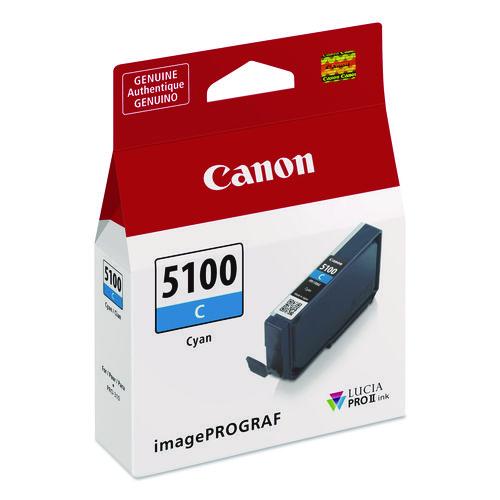 CANON  (PFI-5100) Lucia PRO II Ink, Cyan - 6953C002