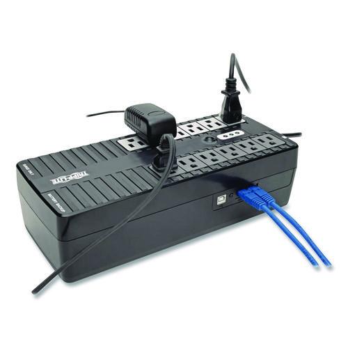 EATON Internet Office Ultra-Compact Desktop Standby UPS, 12 Outlets, 750 VA, 420 J - INTERNET750U