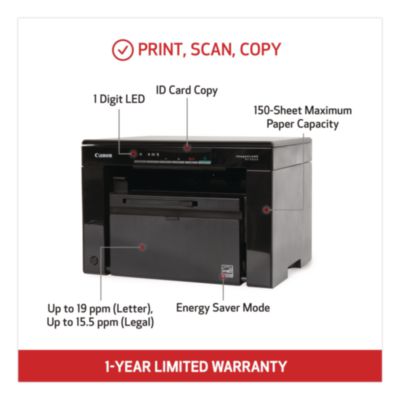imageCLASS MF3010VP Wireless Multifunction Laser Printer, Copy/Print/Scan - 5252B037