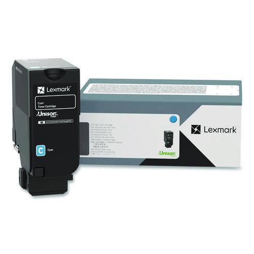 LEXMARK Toner, 5,000, Page-Yield, Cyan - 71C00CG