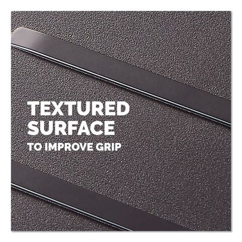 FELLOWES Adjustable 3-Height Footrest, Tilt Lock, 17.5w x 13.13d x 4.38 to 5.63h, Black/Silver - 8032201