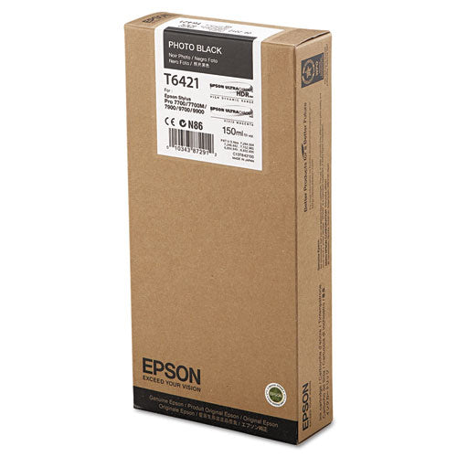 EPSON UltraChrome HDR Ink, Photo Black - T642100