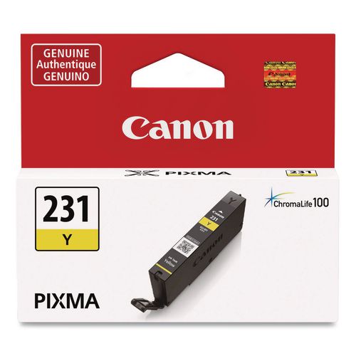 CANON  (CLI-231) Ink, 800 Page-Yield, Yellow - 6677C001