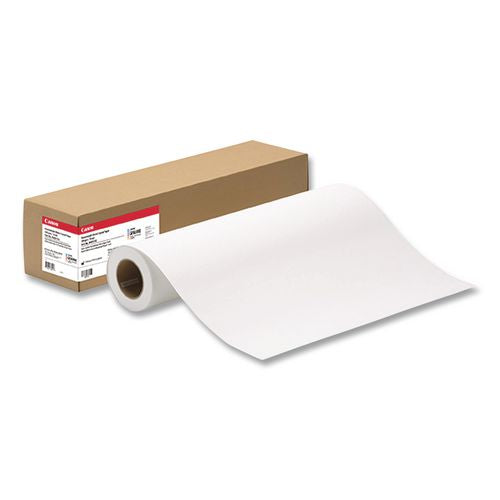 CANON Heavyweight Matte Coated Paper, 2" Core, 10 mil, 24" x 100 ft, Matte White - 0849V342