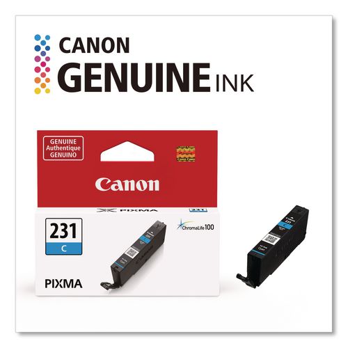 CANON  (CLI-231) Ink, 800 Page-Yield, Cyan - 6675C001