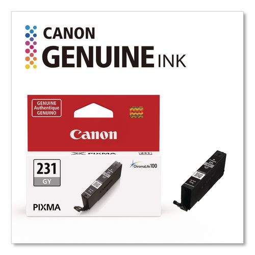 CANON  (CLI-231) Ink, 800 Page-Yield, Gray - 6678C001