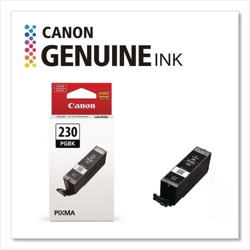CANON (PGI-230) Ink, 600 Page-Yield, Pigment Black - 6673C001 CANON
