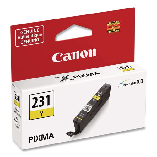 CANON  (CLI-231) Ink, 800 Page-Yield, Yellow - 6677C001
