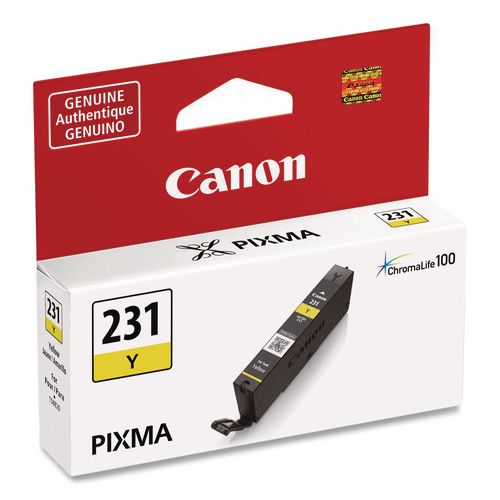 CANON  (CLI-231) Ink, 800 Page-Yield, Yellow - 6677C001