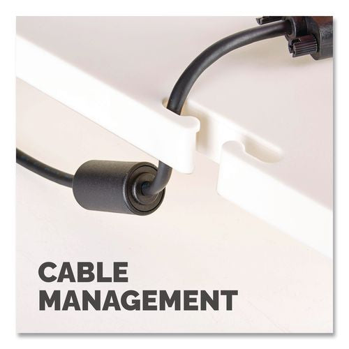 FELLOWES Standard Monitor Riser, For 21" Monitors, 13.38" x 13.63" x 2" to 4", Platinum/Graphite, Su - 91712