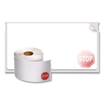 Visitor Management Time-Expiring Name Badges, Adhesive, 2.25" x 4", 250 Labels/Box - 30911