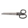Kleencut Stainless Steel Shears, 8" Long, 3.75" Cut Length, Straight Black Handle - 19018 C2G