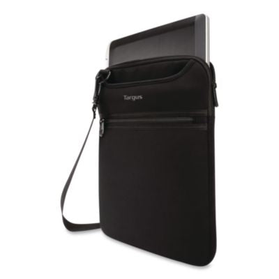 Slipcase Neoprene Laptop Sleeve, 12", 10.25 x 1.2 x 13.5, Black - TSS912
