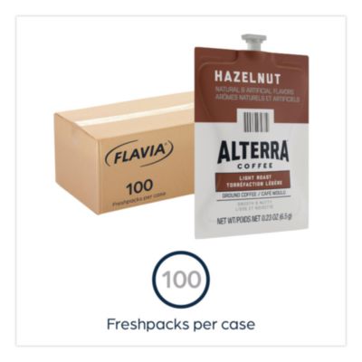 Alterra Hazelnut Coffee Freshpack, 100/Carton - 48011 C2G