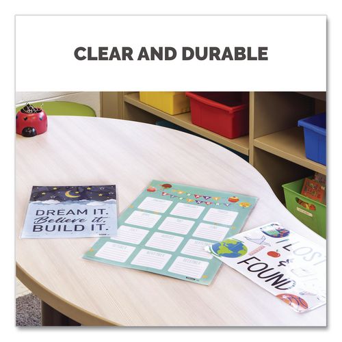 FELLOWES Thermal Laminating Pouches, 3 mil, 9" x 11.5", Matte Clear, 50/Pack - 5744301